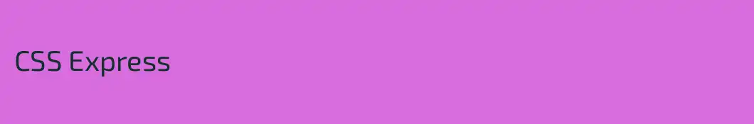 CSS Express
